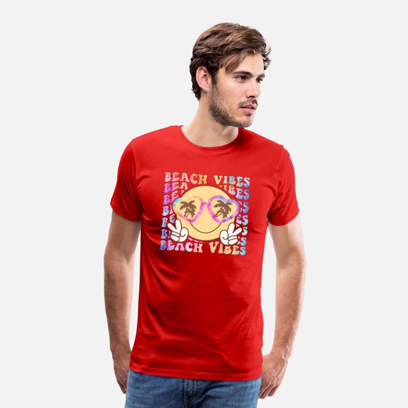 Retro Beach Vibes Distressed T-Shirt