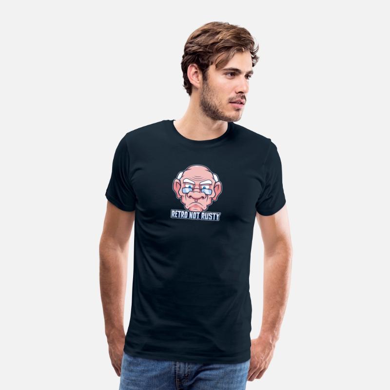 Retro Not Rusty Funny Old Gamer Dad Shirt