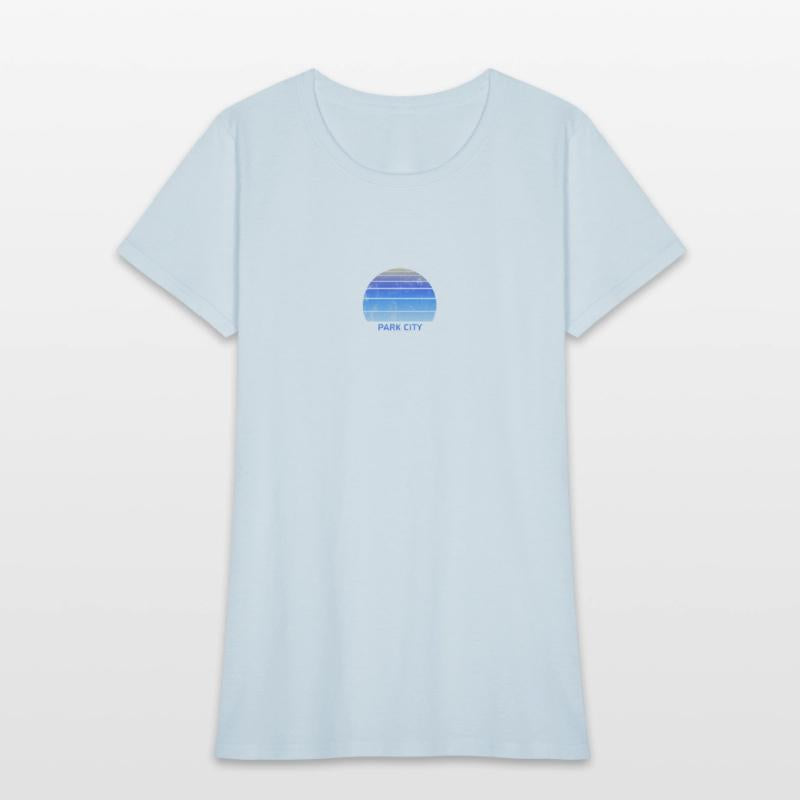 Retro Park CIty Utah Sunset Outdoors Fan Ski