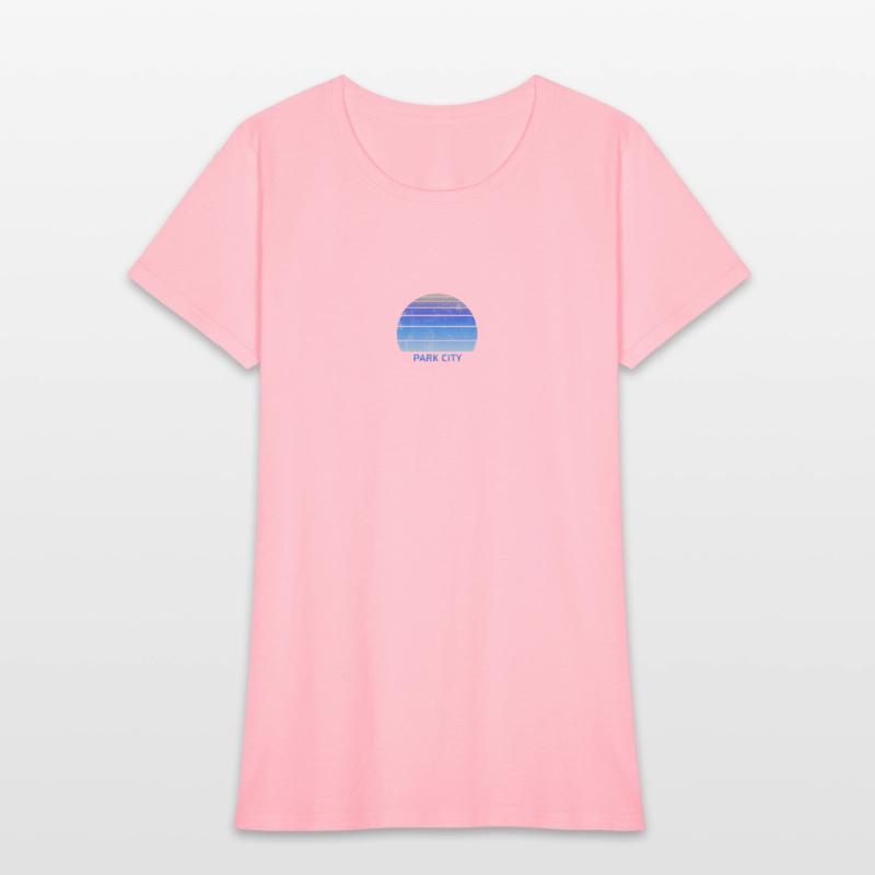 Retro Park CIty Utah Sunset Outdoors Fan Ski