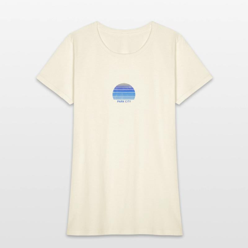 Retro Park CIty Utah Sunset Outdoors Fan Ski