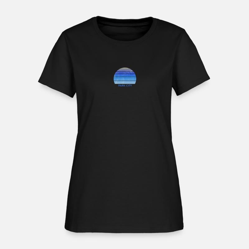 Retro Park CIty Utah Sunset Outdoors Fan Ski