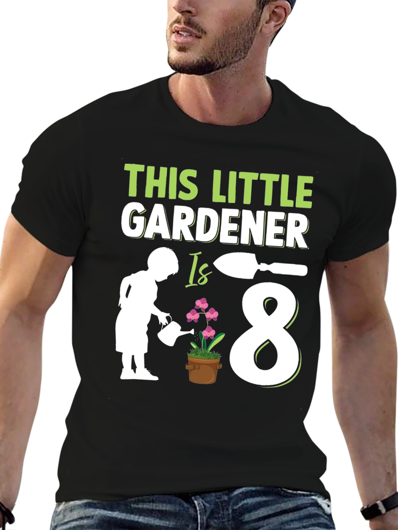 Little Gardener Birthday T-Shirt - Eighth Birthday Gift