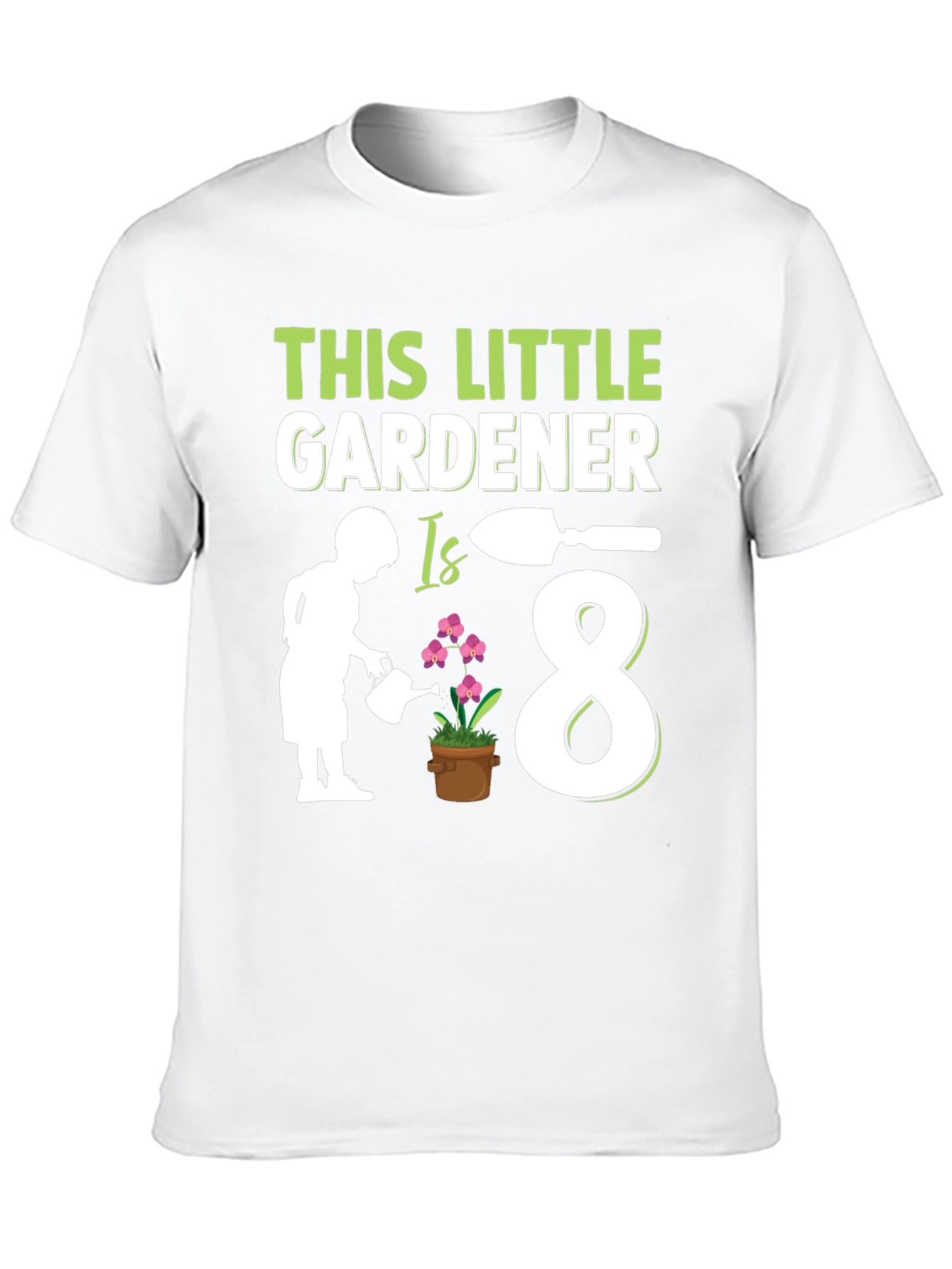Little Gardener Birthday T-Shirt - Eighth Birthday Gift