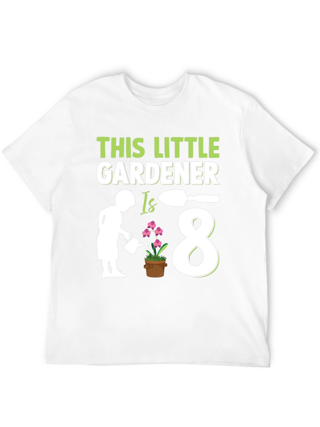Little Gardener Birthday T-Shirt - Eighth Birthday Gift