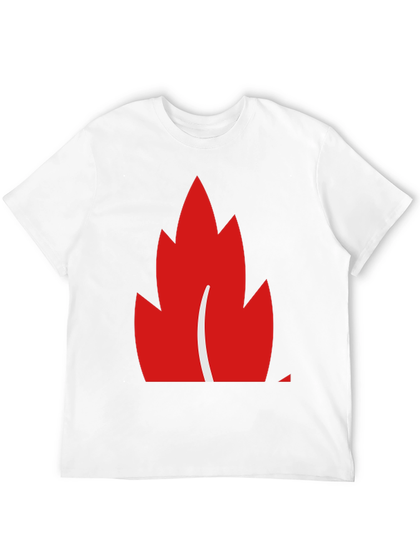 Maple Leaf Graphic Tee - Black Casual Shirt
