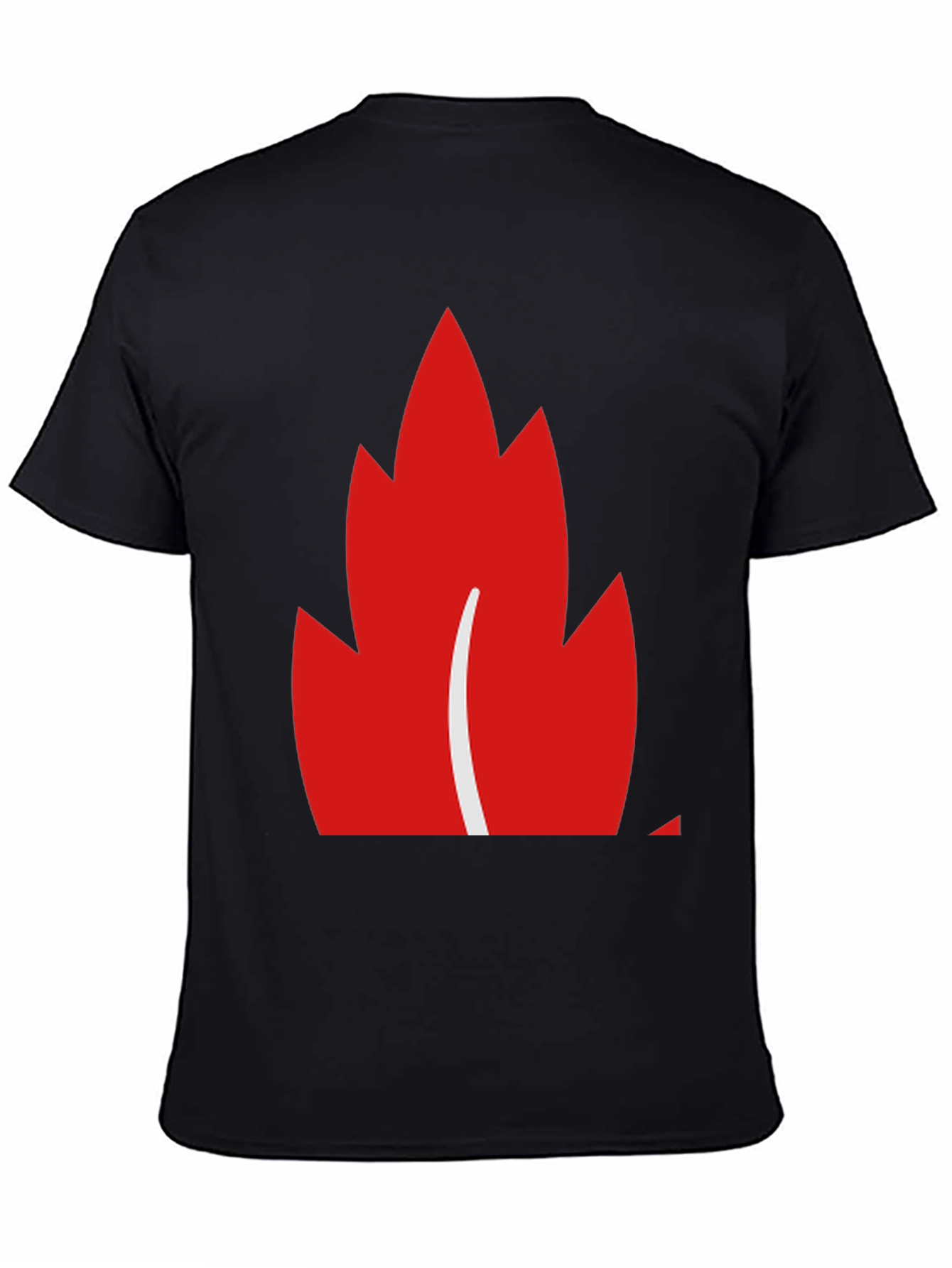 Maple Leaf Graphic Tee - Black Casual Shirt
