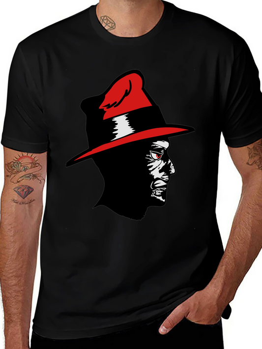 Red-Hat Man Graphic Tee