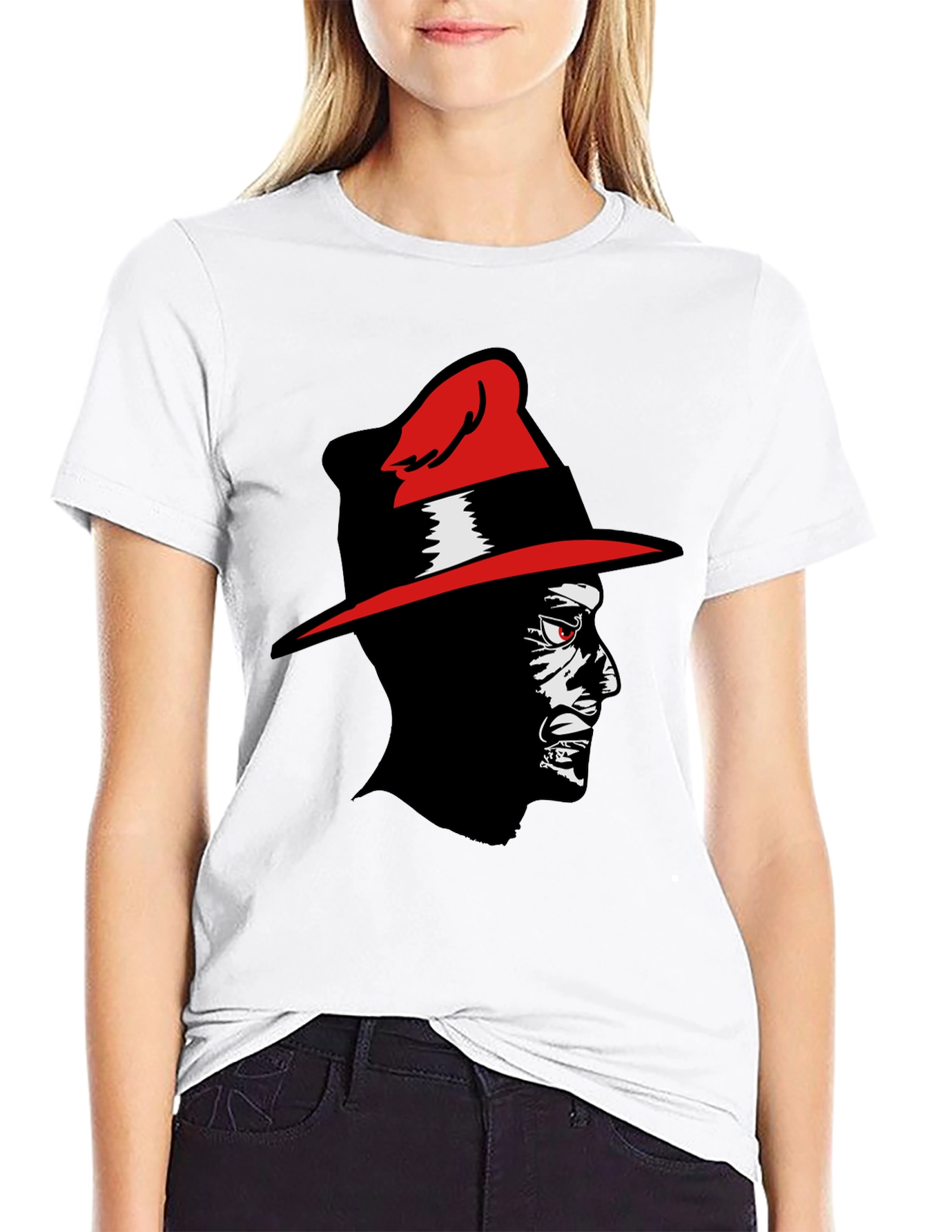 Red-Hat Man Graphic Tee