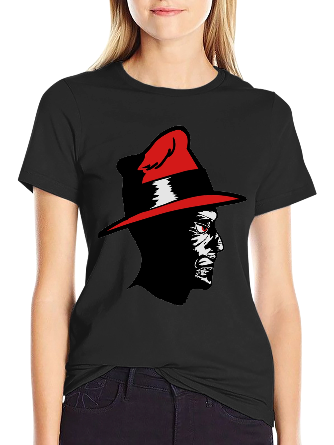 Red-Hat Man Graphic Tee