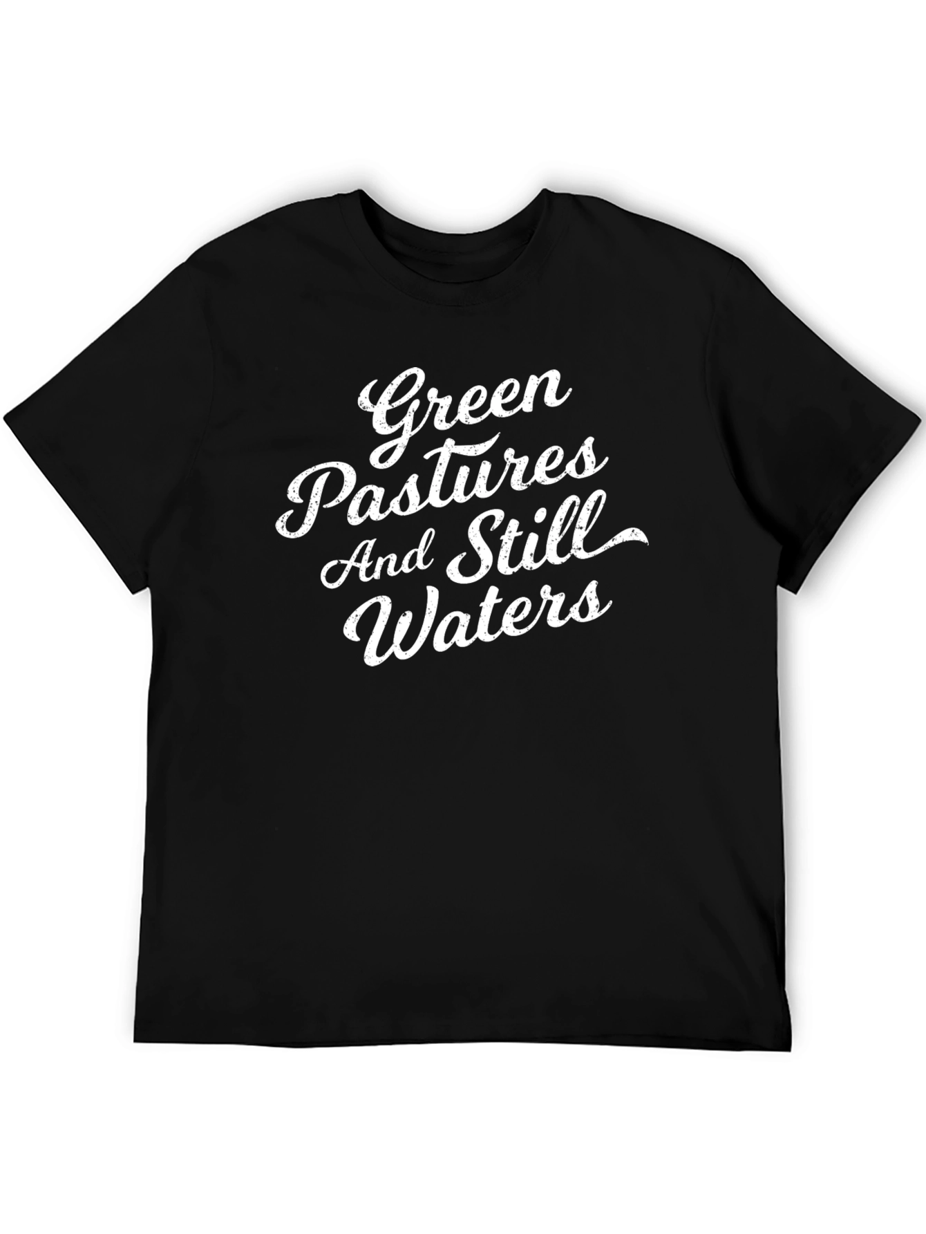 Green Pastures Graphic Tee - Black