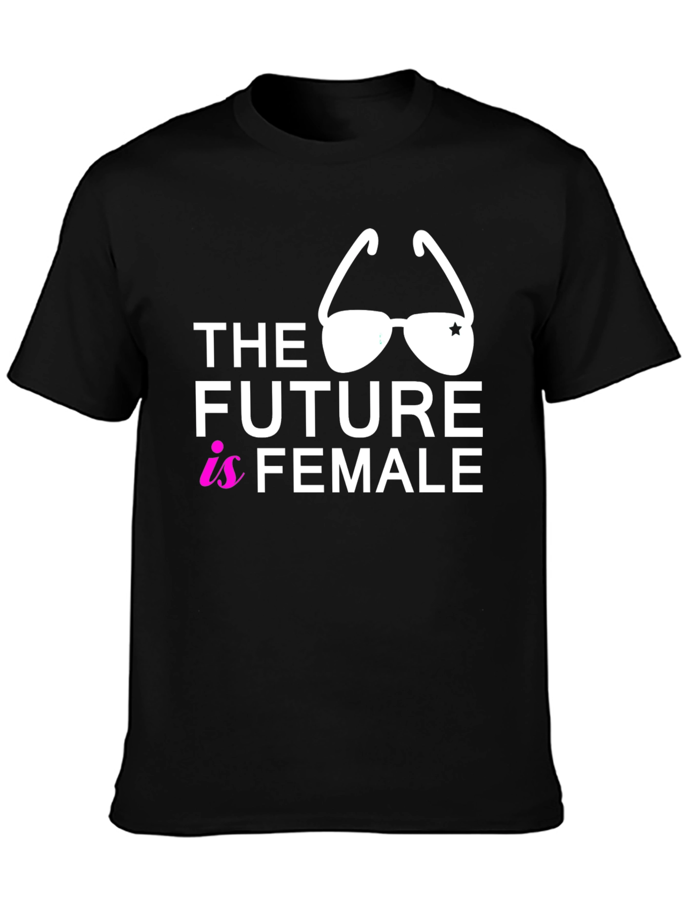 The Future is Female Graphic Tee - Black