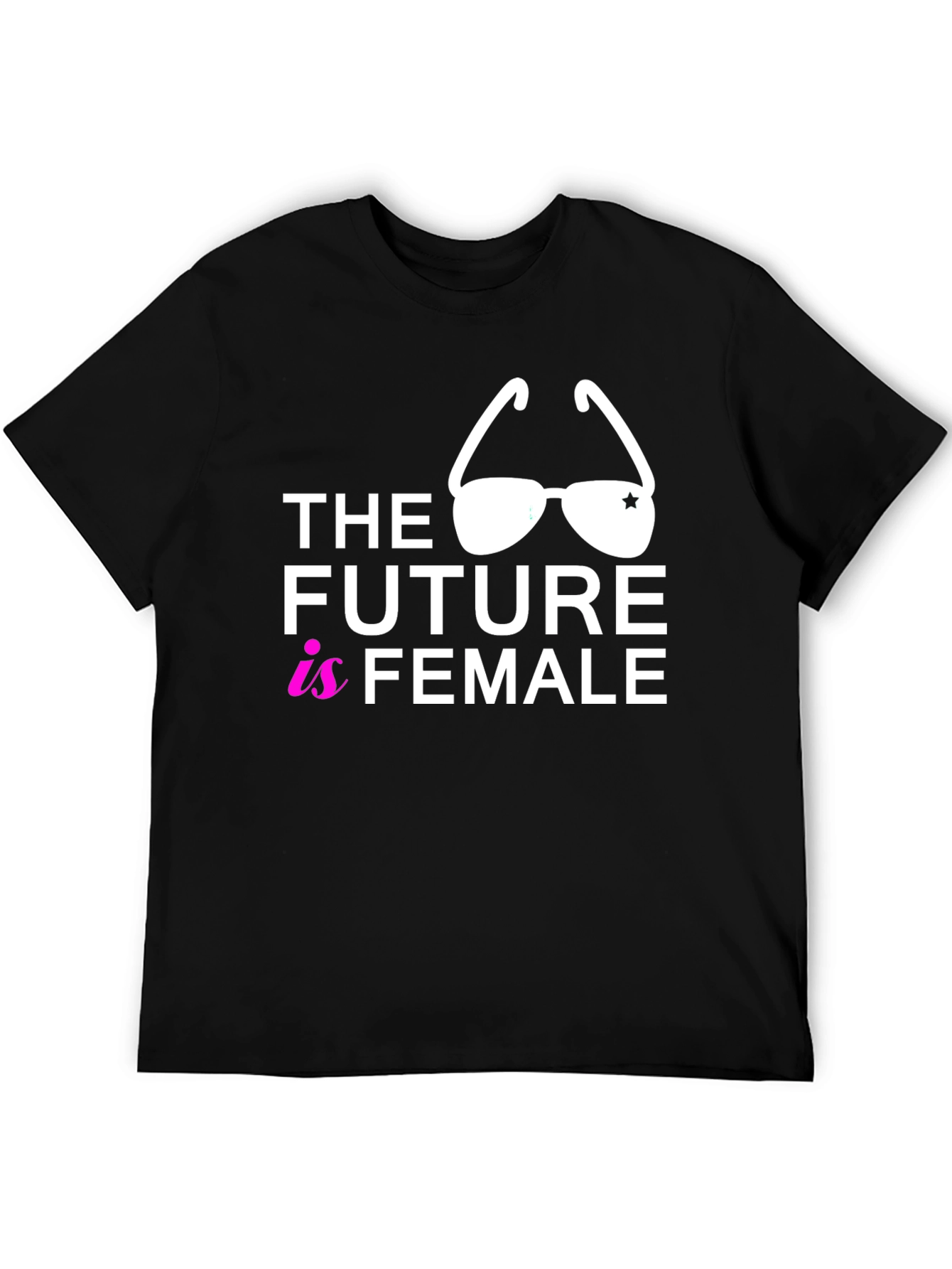 The Future is Female Graphic Tee - Black