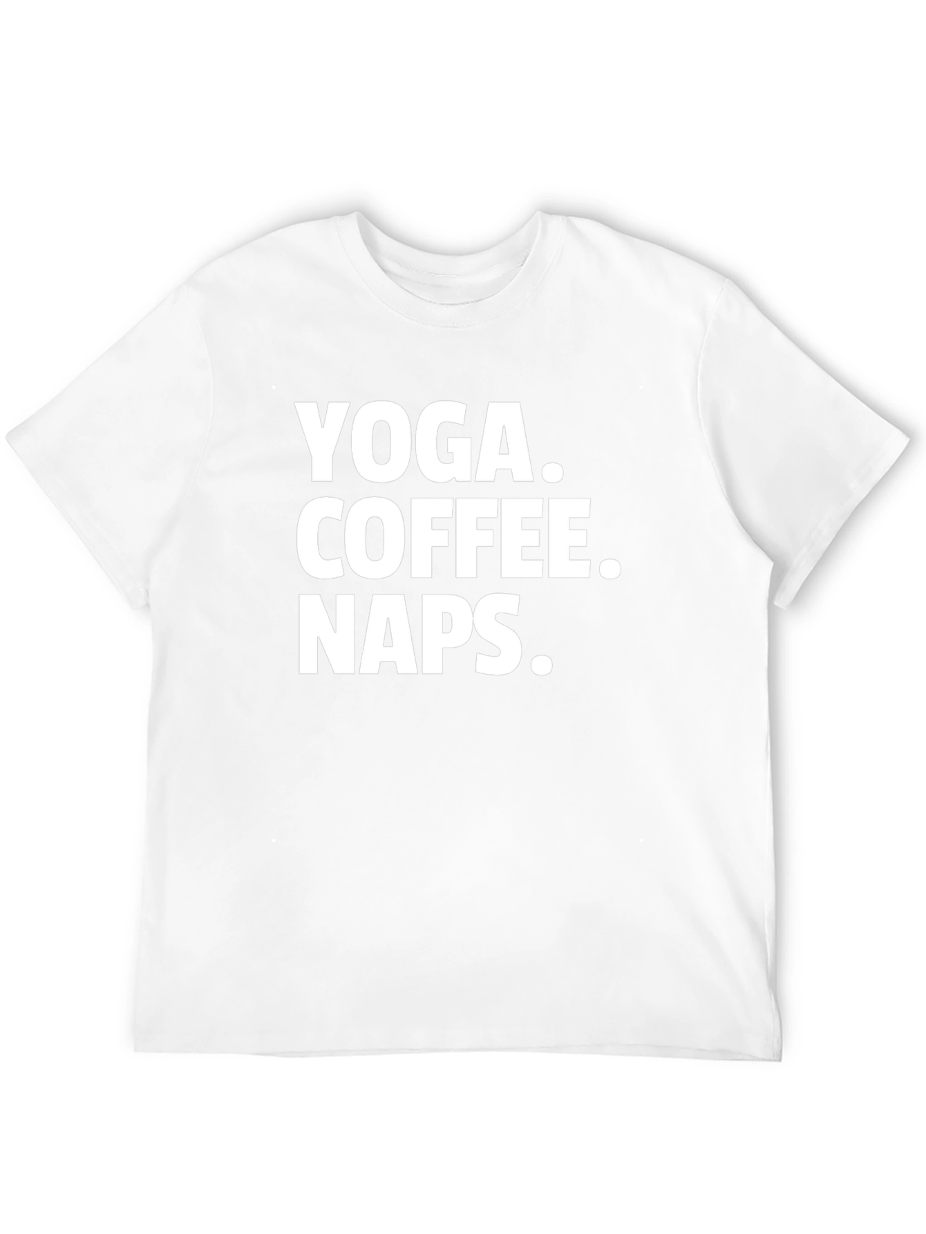 Yoga Coffee Naps T-Shirt | Funny Graphic Tee