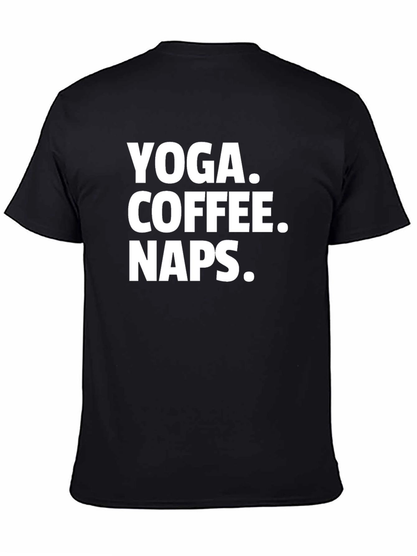 Yoga Coffee Naps T-Shirt | Funny Graphic Tee