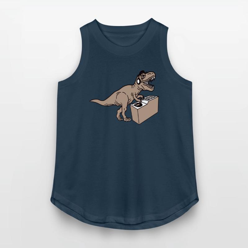 Roaring DJ Dinosaur T. Rex Dino Mixing Music Party