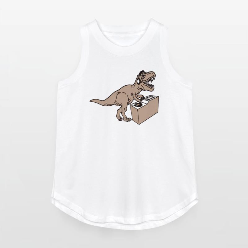 Roaring DJ Dinosaur T. Rex Dino Mixing Music Party