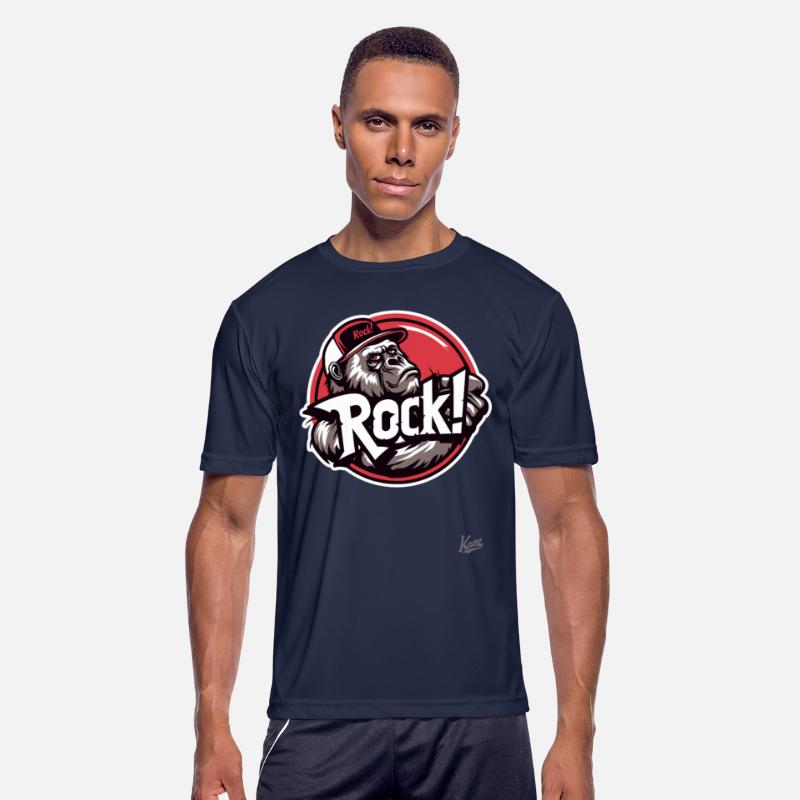 Rock Music Gorilla with Cap