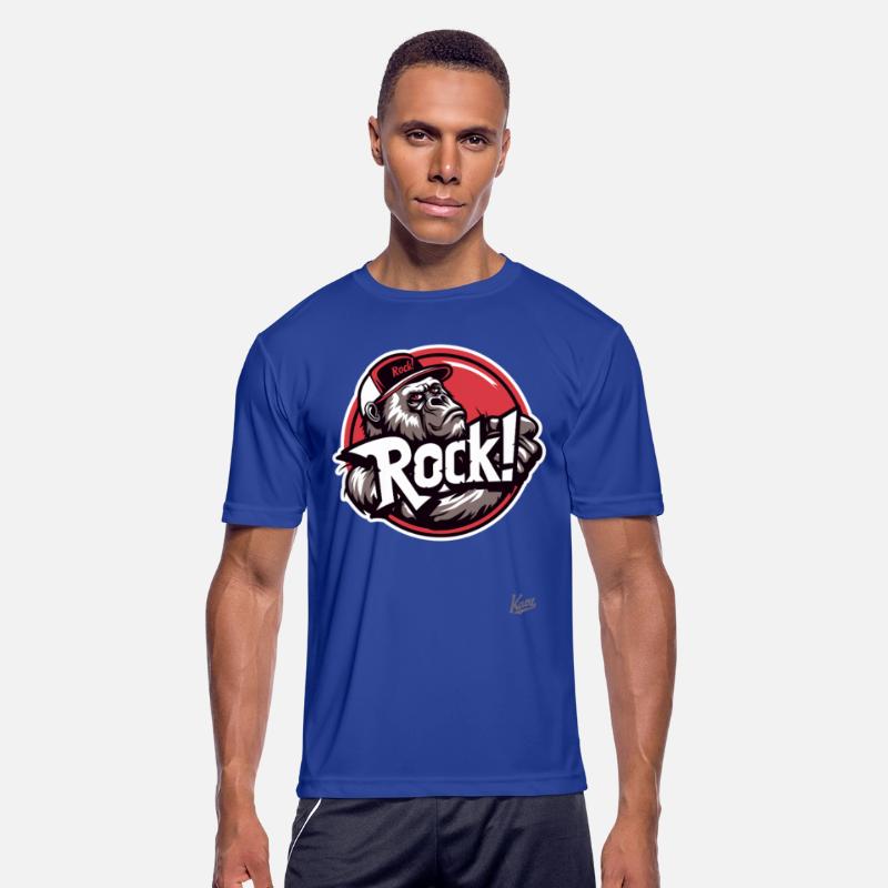 Rock Music Gorilla with Cap