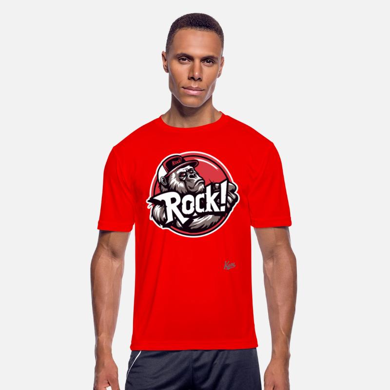 Rock Music Gorilla with Cap