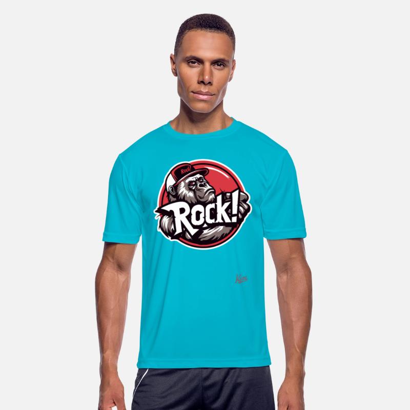 Rock Music Gorilla with Cap
