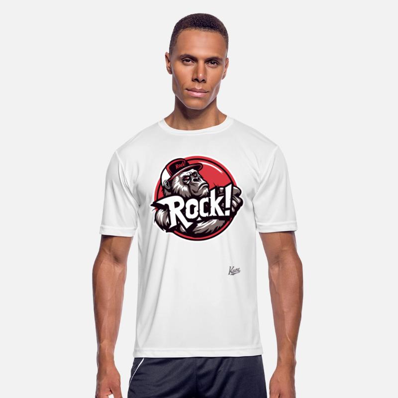 Rock Music Gorilla with Cap