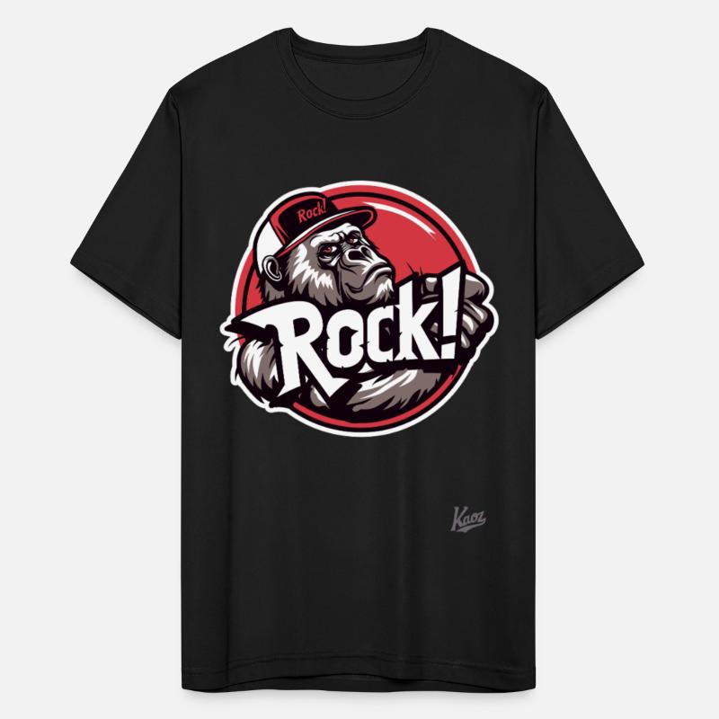 Rock Music Gorilla with Cap