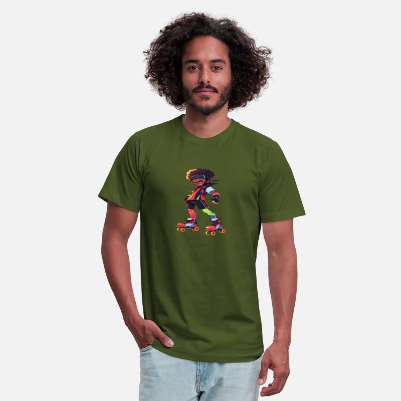 Roller Skating Afro Kids Roller Skates African