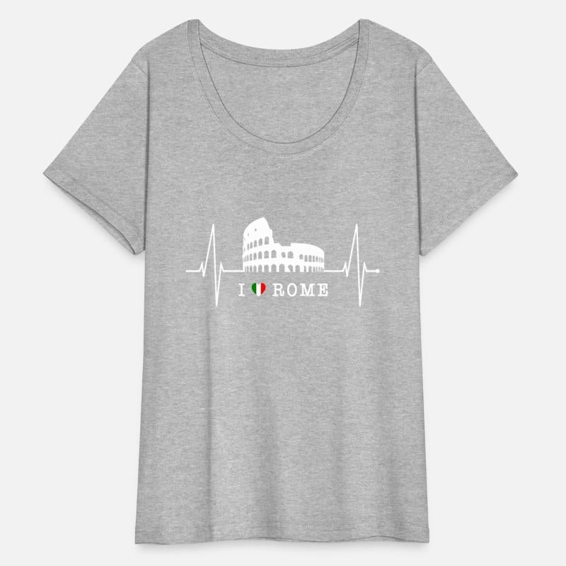 Rome Colosseum Heartbeat Italy Roma Skyline Italia