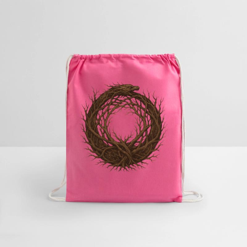 Rooted Ouroboros Nature Symbol