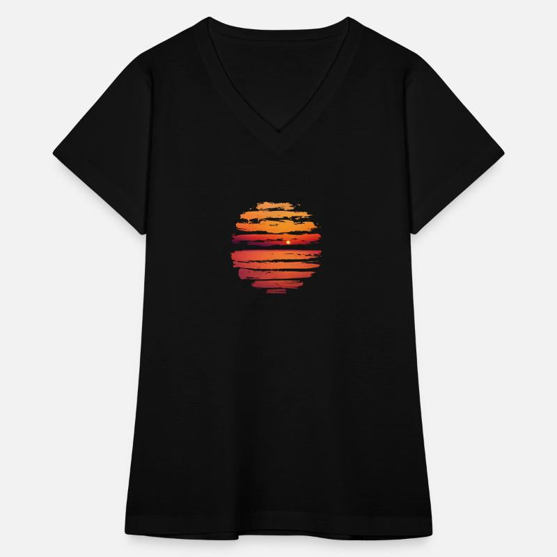 Round Retro Sunset