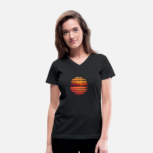 Round Retro Sunset
