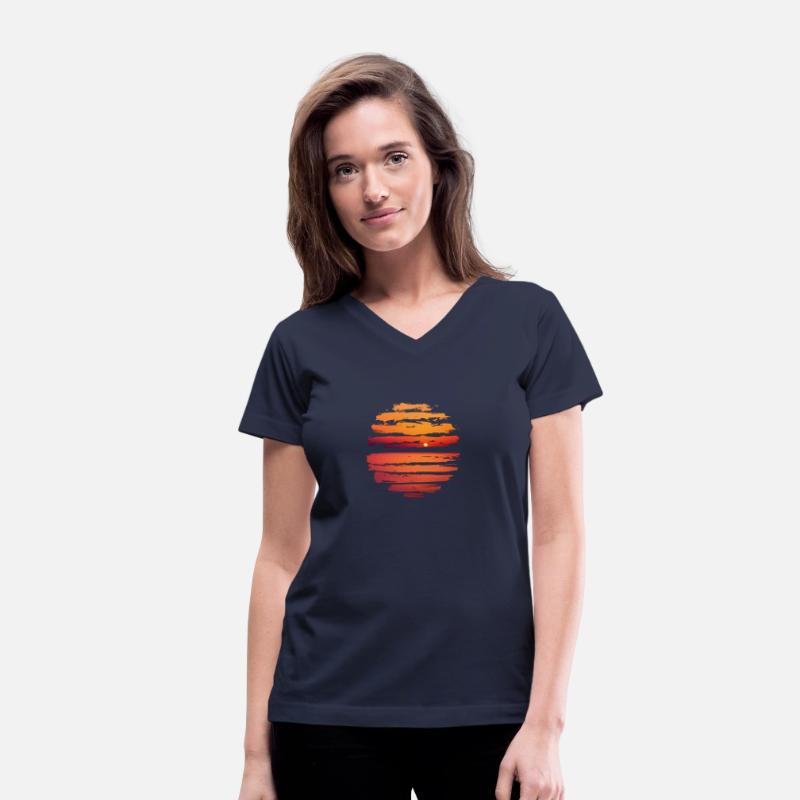 Round Retro Sunset
