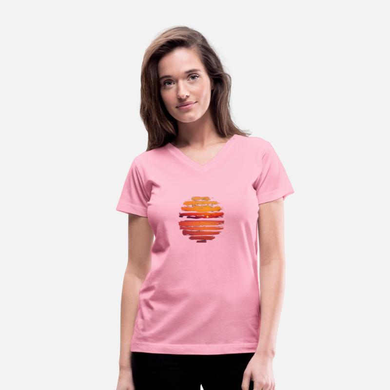 Round Retro Sunset