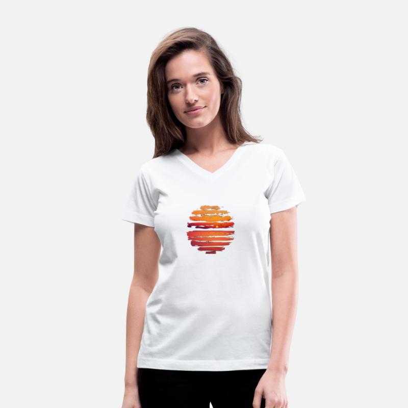Round Retro Sunset