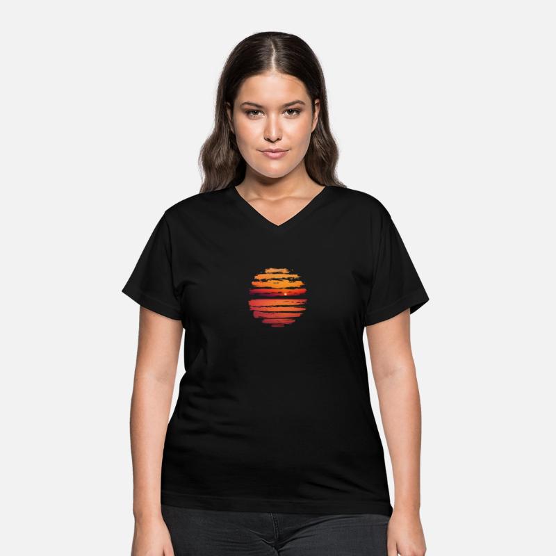 Round Retro Sunset
