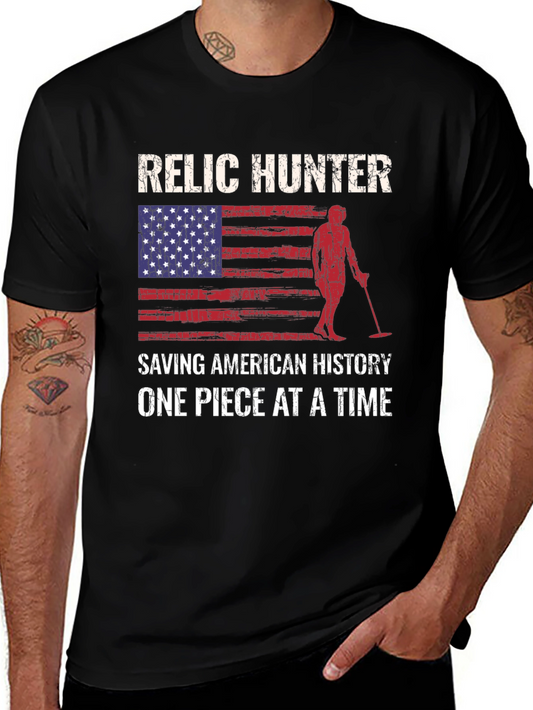 Relic Hunter American Flag T-Shirt