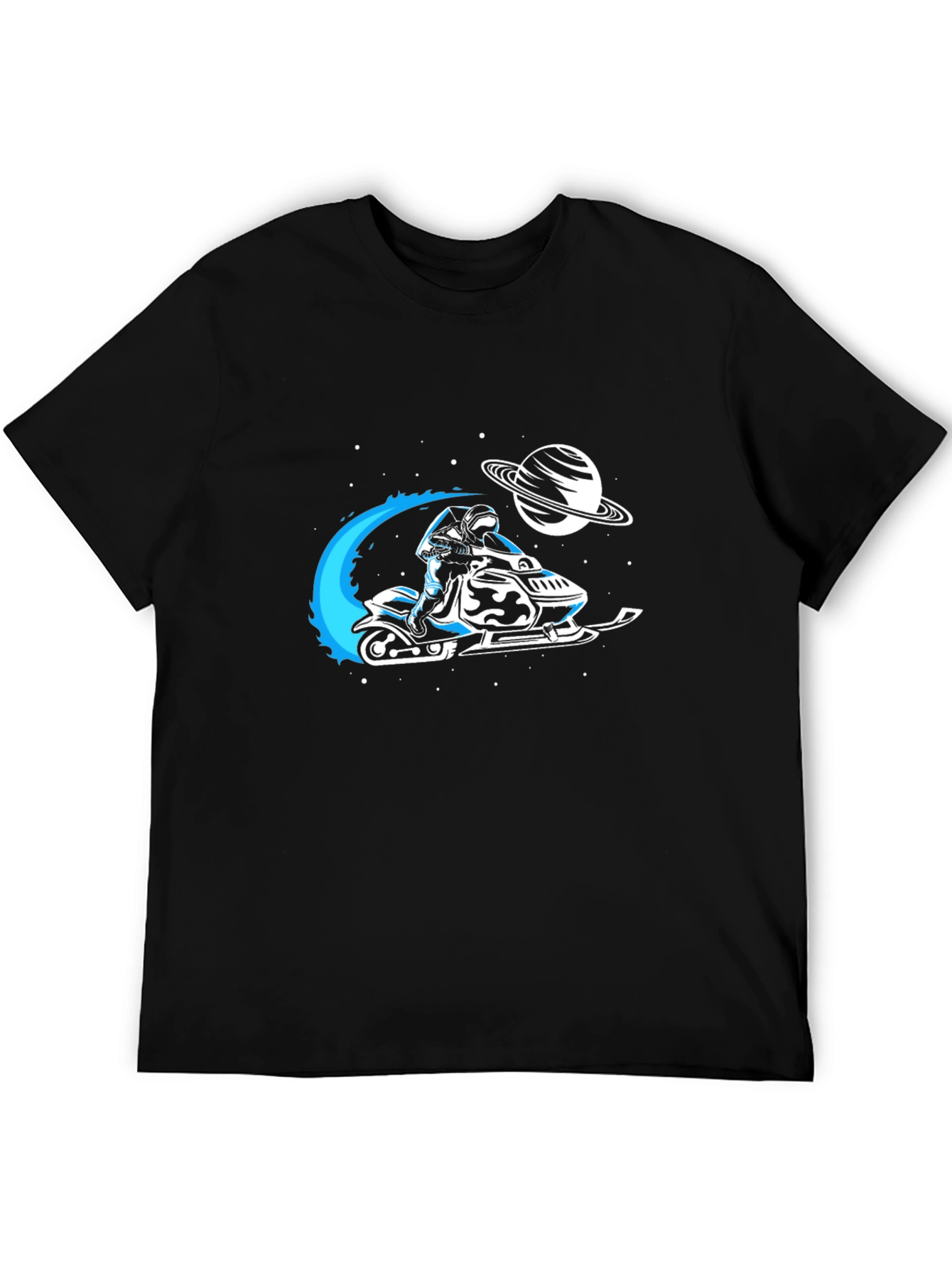 Space Snowmobile Graphic Tee - Ride Beyond Earth!