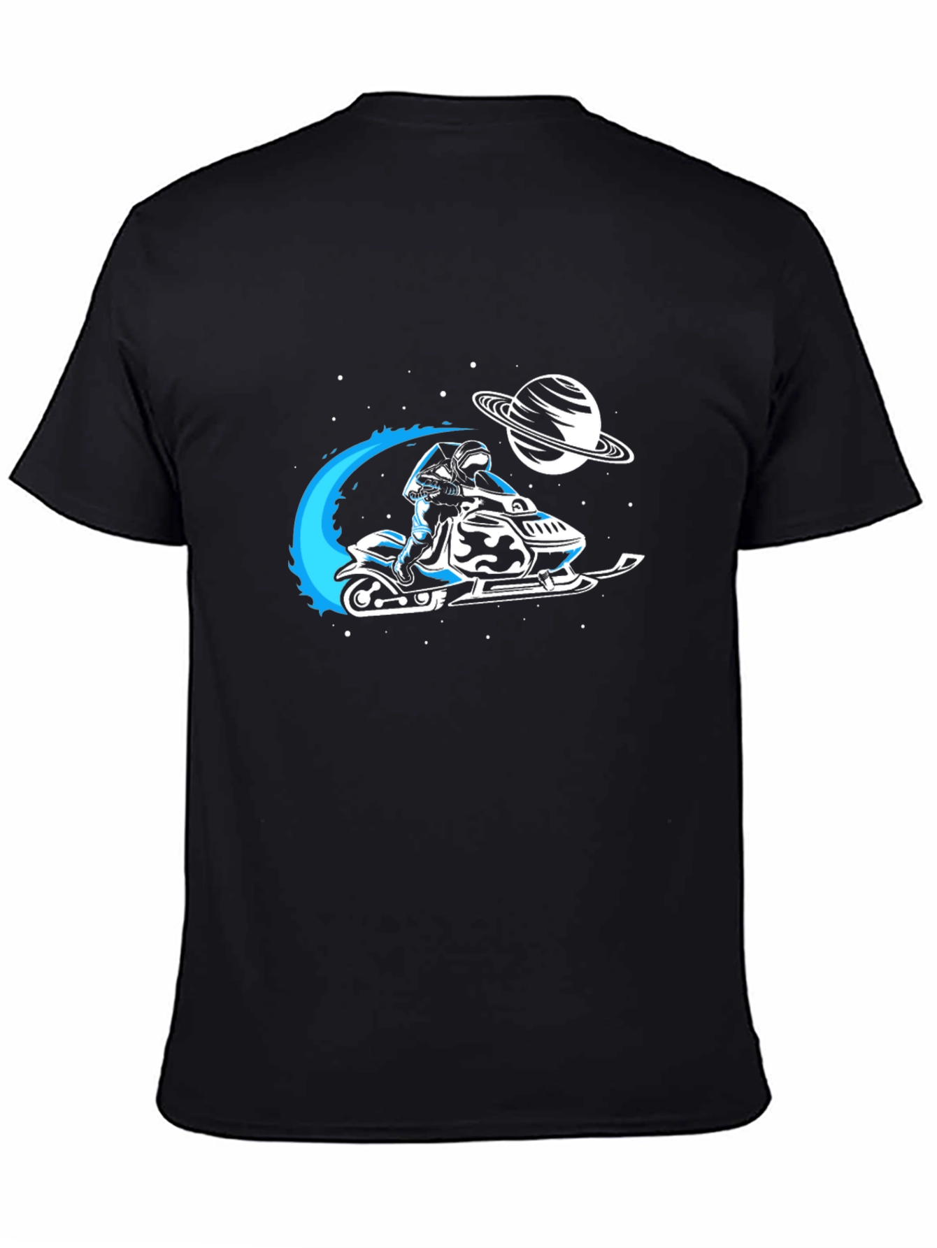 Space Snowmobile Graphic Tee - Ride Beyond Earth!