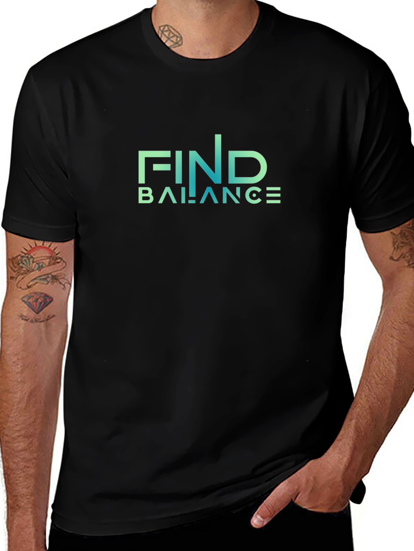 Find Balance Graphic Tee - Stylish & Comfortable