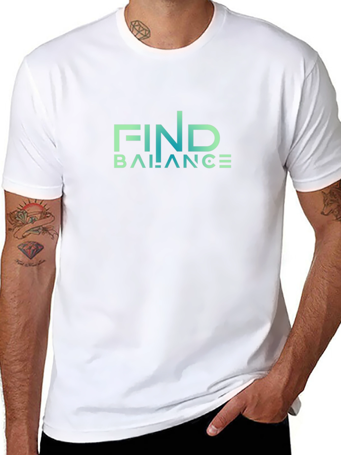 Find Balance Graphic Tee - Stylish & Comfortable