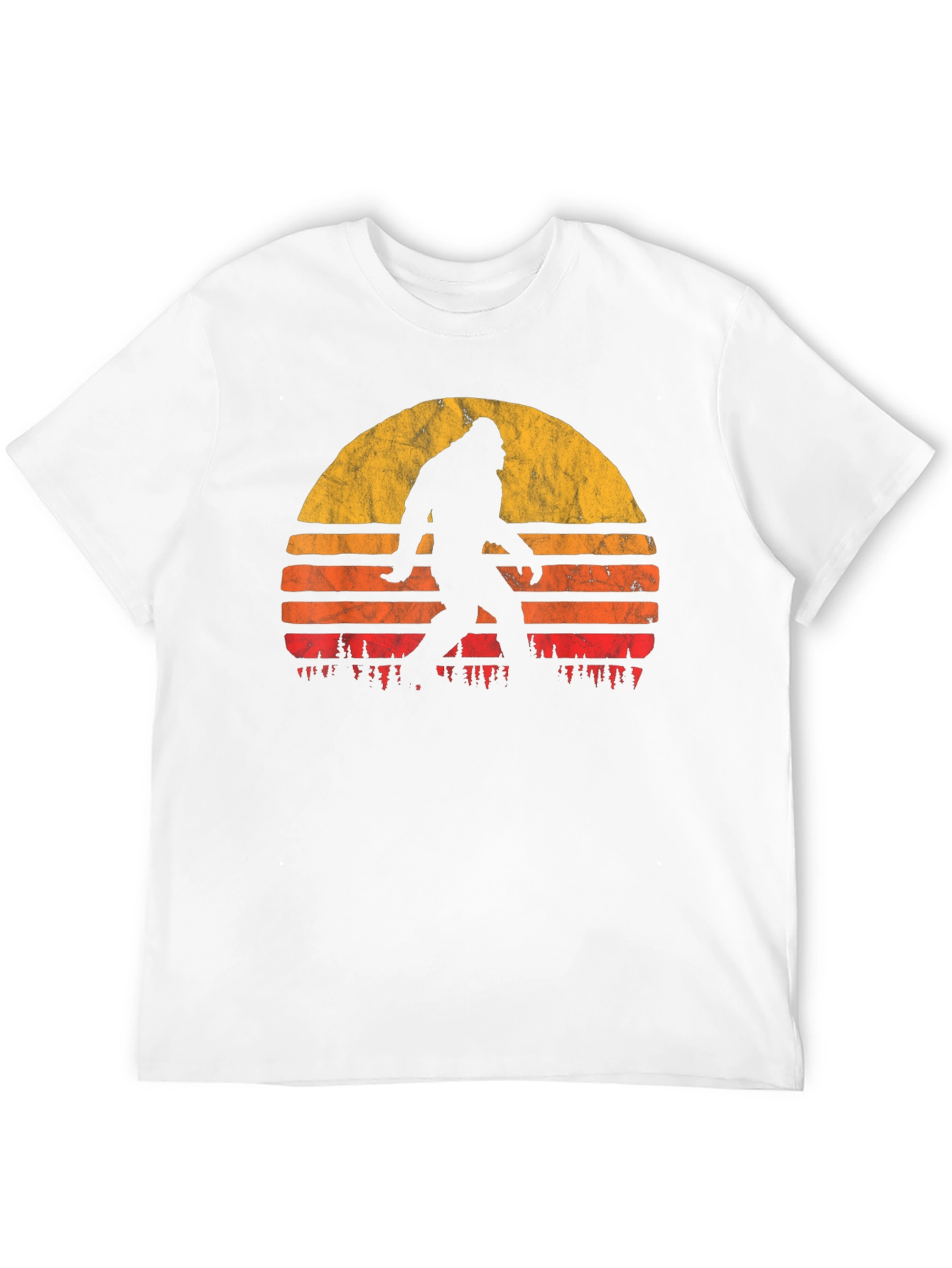 Bigfoot Sunset Graphic Tee - Mens Black T-Shirt