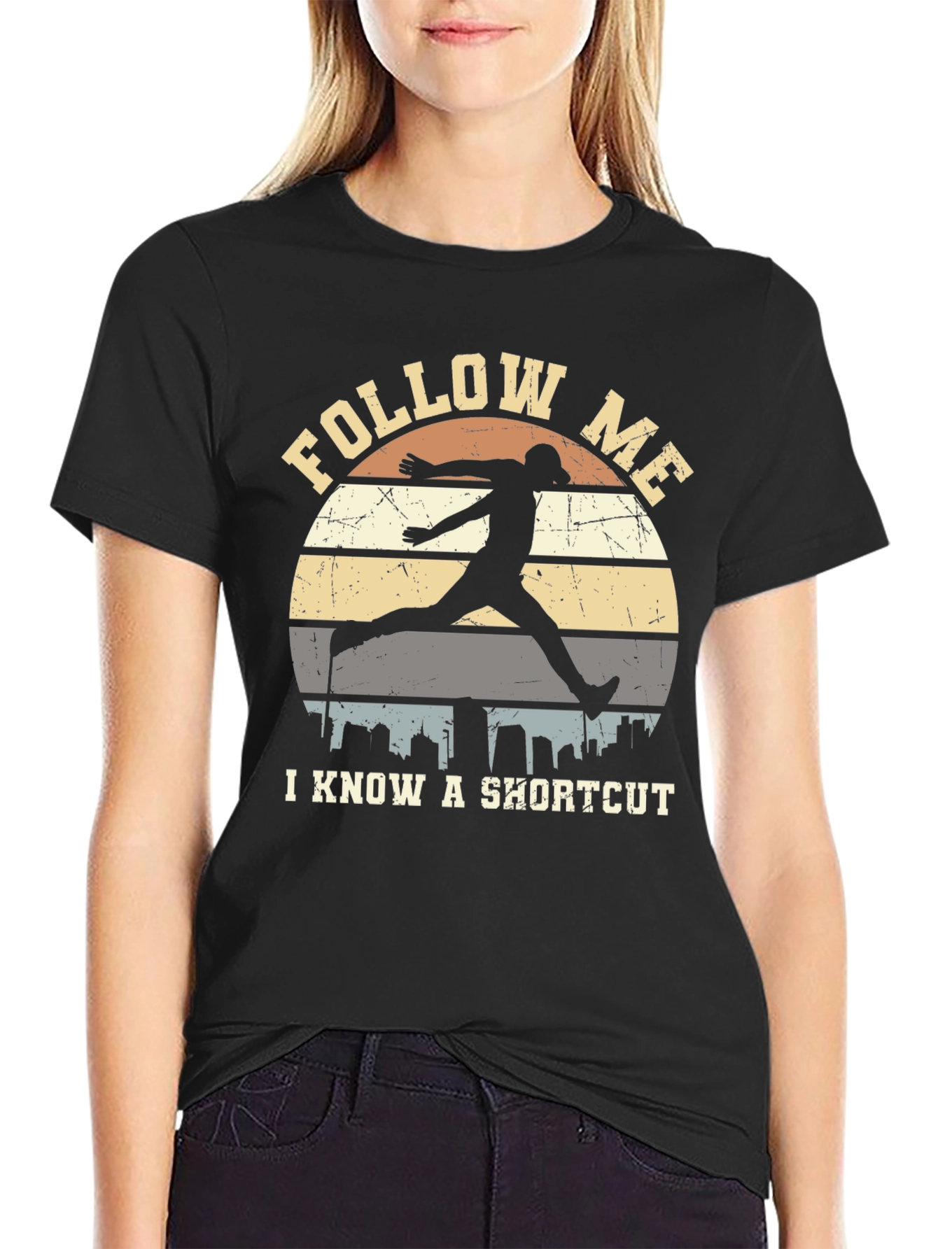 Follow Me Shortcut Graphic Tee