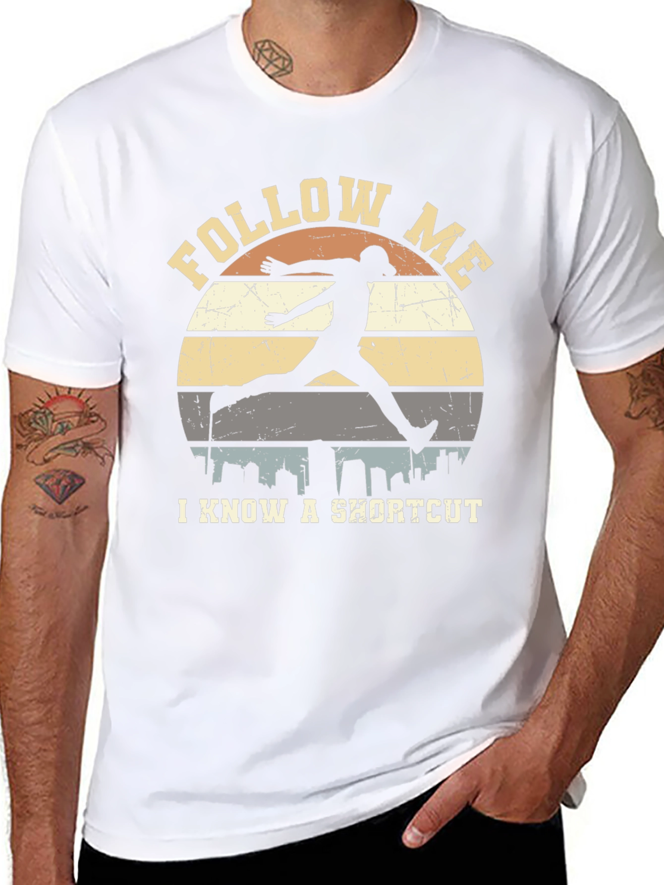 Follow Me Shortcut Graphic Tee