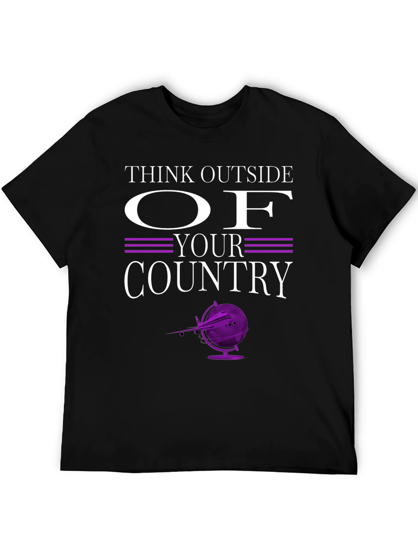 Think Outside Your Country Graphic T-Shirt