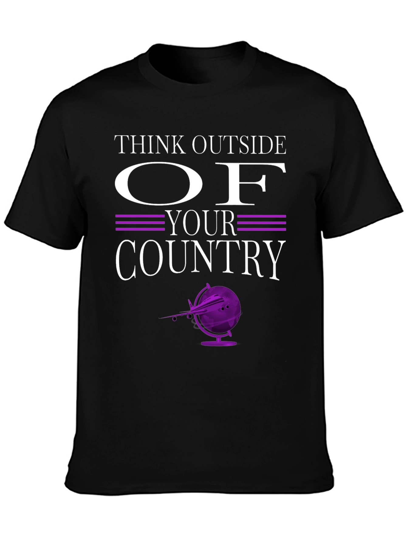 Think Outside Your Country Graphic T-Shirt