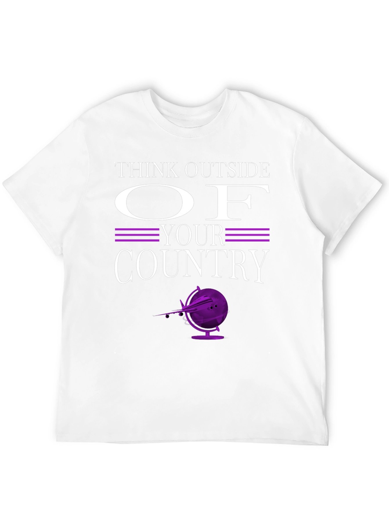 Think Outside Your Country Graphic T-Shirt