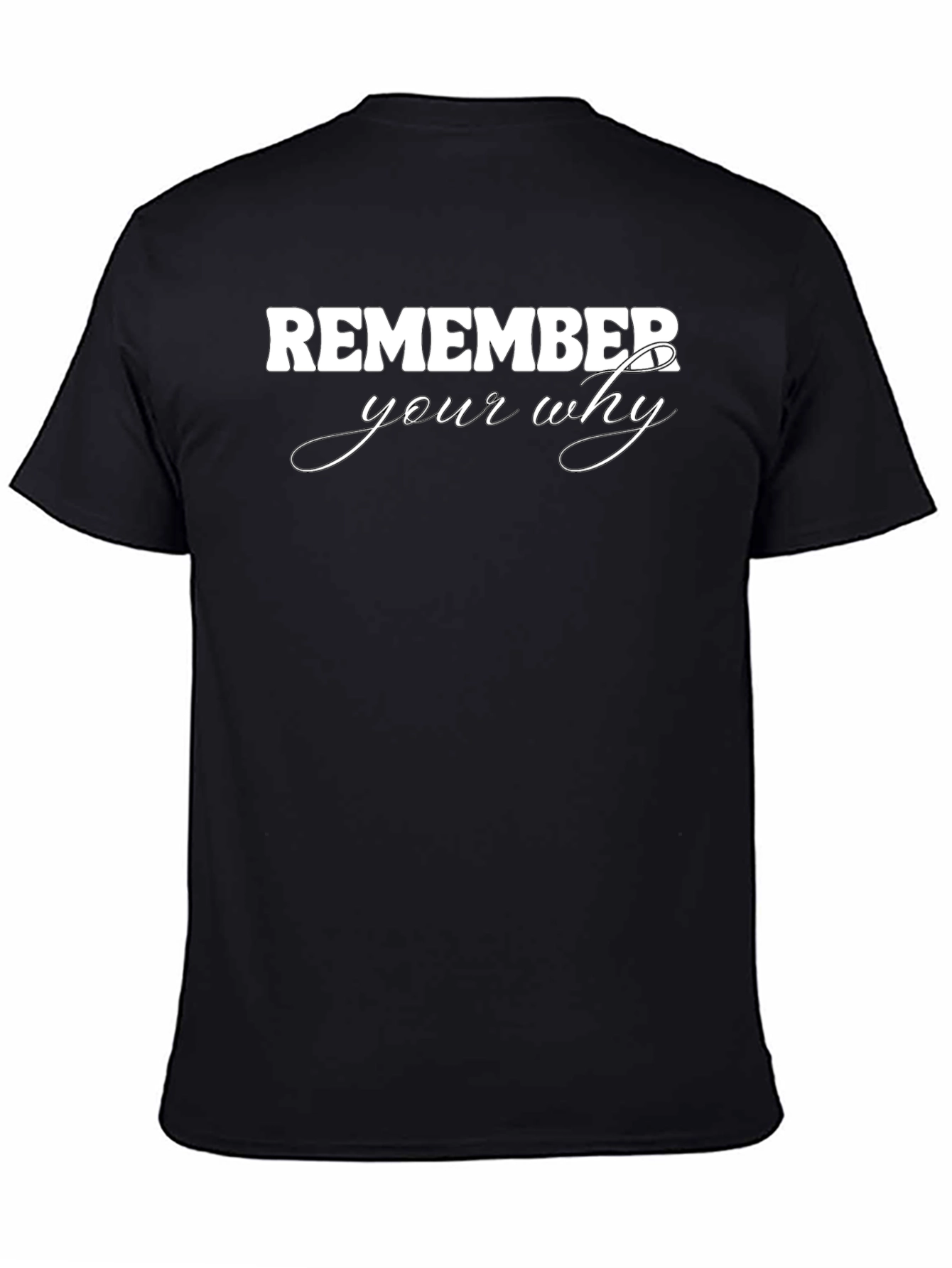Remember Your Why Graphic Tee - Motivational Shirt