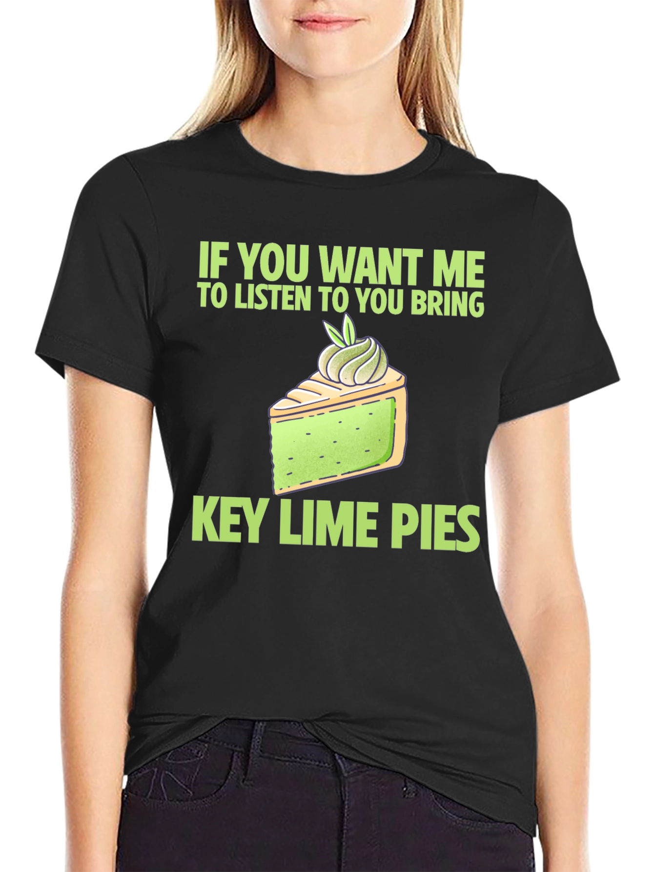 Key Lime Pie Lover T-Shirt - Funny Dessert Tee
