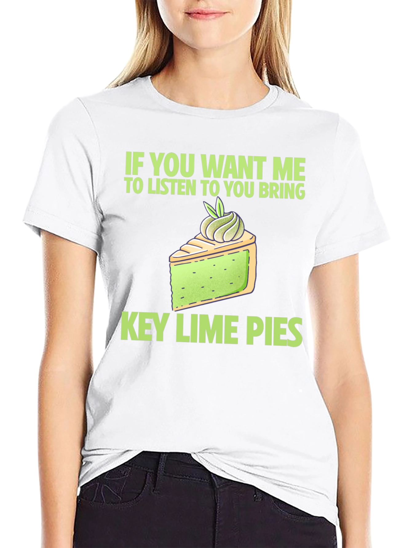 Key Lime Pie Lover T-Shirt - Funny Dessert Tee